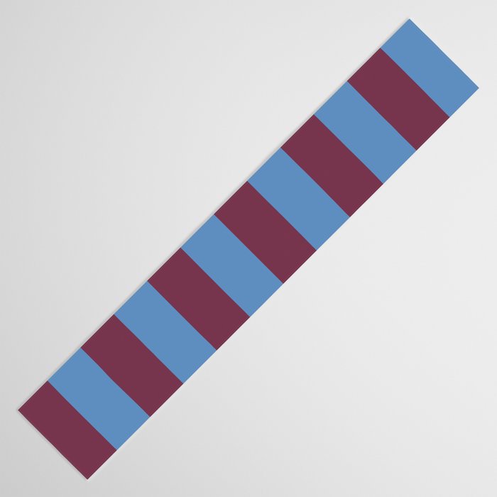 Duo I - Blue and Berry Stripes Table Runner Gallery Image 3