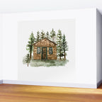 Cabin in the Woods Wall Mural Gallery Image 2