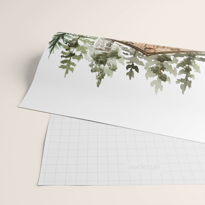 Cabin in the Woods Wrapping Paper Gallery Image 2