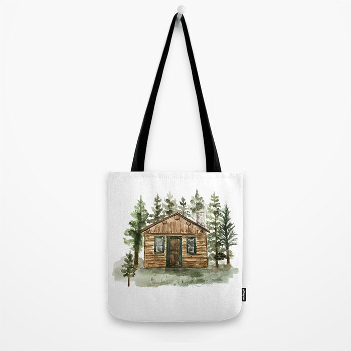 Cabin in the Woods Tote Bag Gallery Image 2
