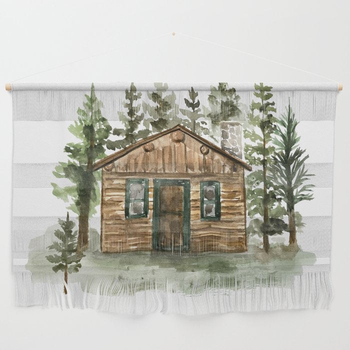 Cabin in the Woods Wall Hanging Gallery Image 1
