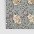 William Morris Vintage Tulip Bullrush Slate Poster Gallery Image 3