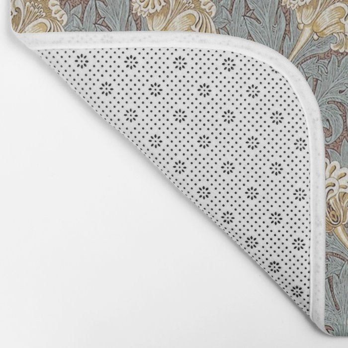 William Morris Vintage Tulip Bullrush Slate Bath Mat Gallery Image 2