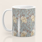 William Morris Vintage Tulip Bullrush Slate Coffee Mug Gallery Image 3