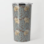 William Morris Vintage Tulip Bullrush Slate Travel Mug Gallery Image 1