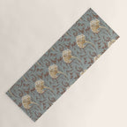 William Morris Vintage Tulip Bullrush Slate Yoga Mat Gallery Image 1