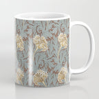 William Morris Vintage Tulip Bullrush Slate Coffee Mug Gallery Image 1