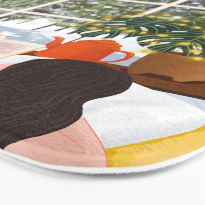 Snow White Bath Mat Gallery Image 3