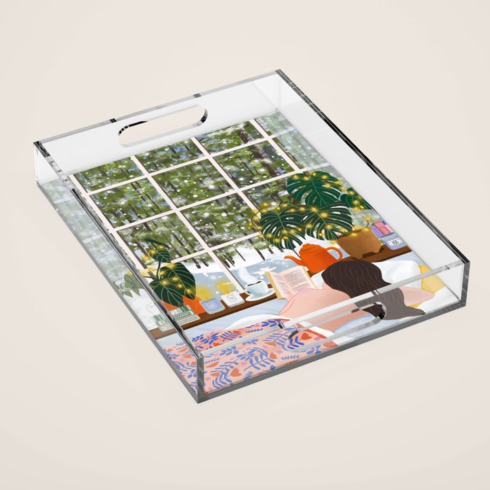 Snow White Acrylic Tray Gallery Image 1