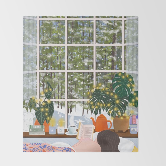 Snow White Throw Blanket Gallery Image 2