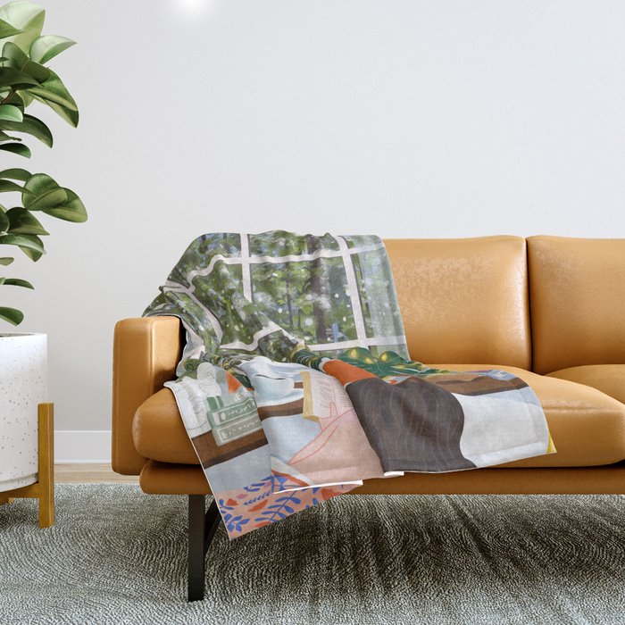 Snow White Throw Blanket Gallery Image 1