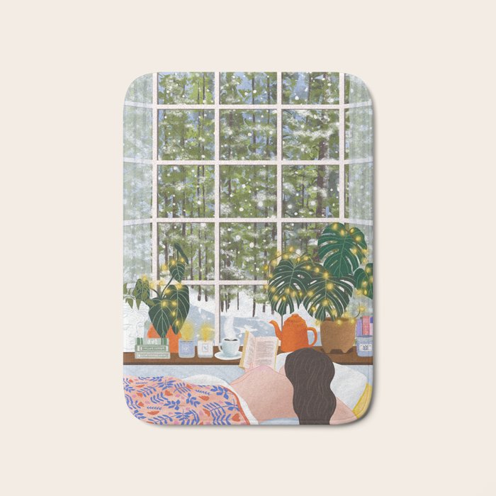 Snow White Bath Mat Gallery Image 1