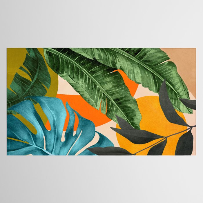 Abstract Tropical Art 15 Tablecloth Gallery Image 2