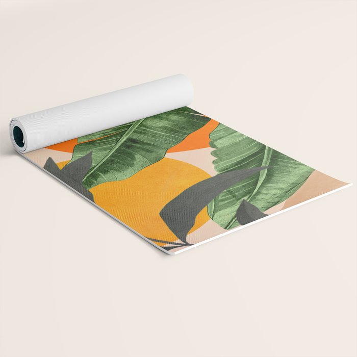 Abstract Tropical Art 15 Yoga Mat Gallery Image 2