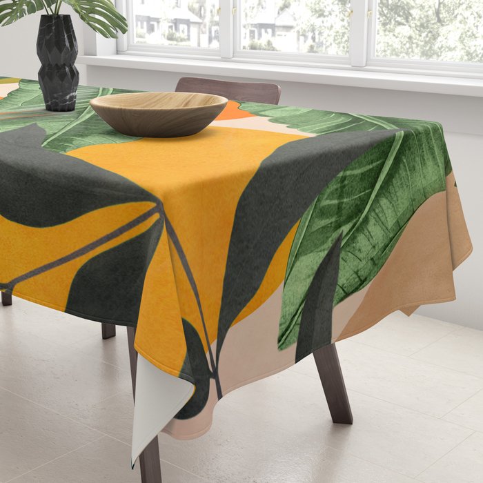 Abstract Tropical Art 15 Tablecloth Gallery Image 3