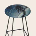 Spring Moon At Ninomiya Beach by Hasui Kawase å·ç¬ å·´æ°´ Stool Gallery Image 2