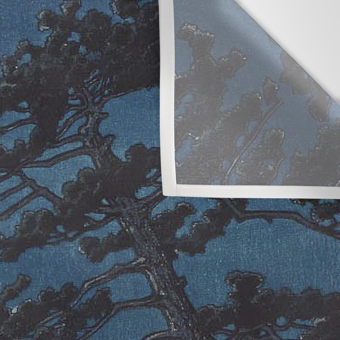 Spring Moon At Ninomiya Beach by Hasui Kawase å·ç¬ å·´æ°´ Wall Tapestry Gallery Image 3