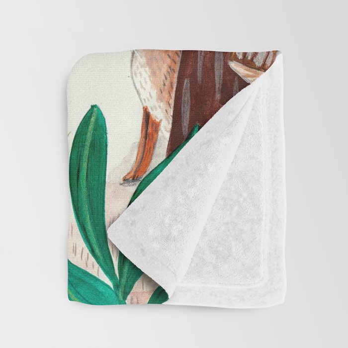 Whimsical woodland enchanted forest animals Throw Blanket Gallery Image 3