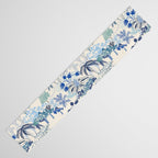 Italian landscape blue Table Runner Gallery Image 3