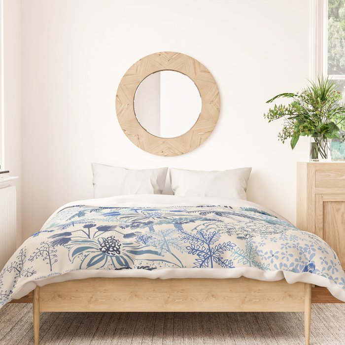 Italian landscape blue Duvet Cover Gallery Image 3