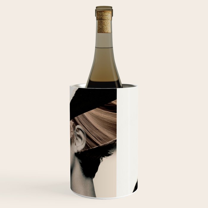 woman / collage portrait Wine Chiller Gallery Image 3