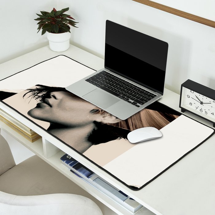woman / collage portrait Desk Mat Gallery Image 2