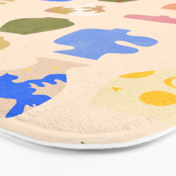Abstract Vases Bath Mat Gallery Image 3