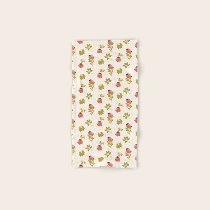 Eurasian bullfinch Bath Towel Gallery Image 1