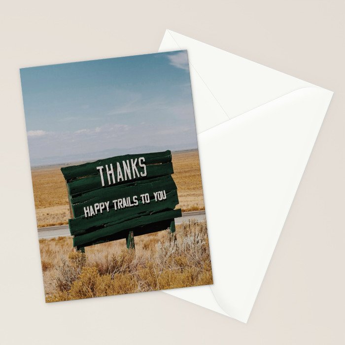 Happy Trails to You Stationery Card Gallery Image 2