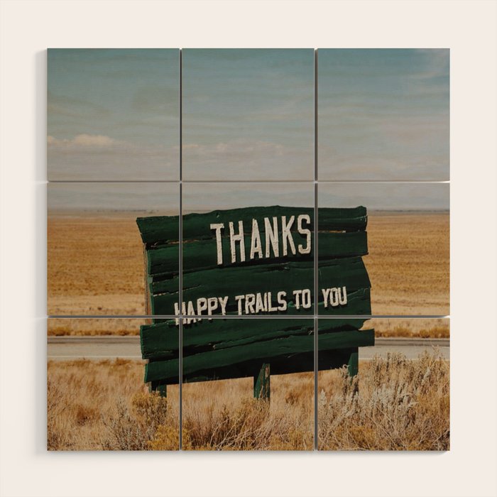 Happy Trails to You Wood Wall Art Gallery Image 1