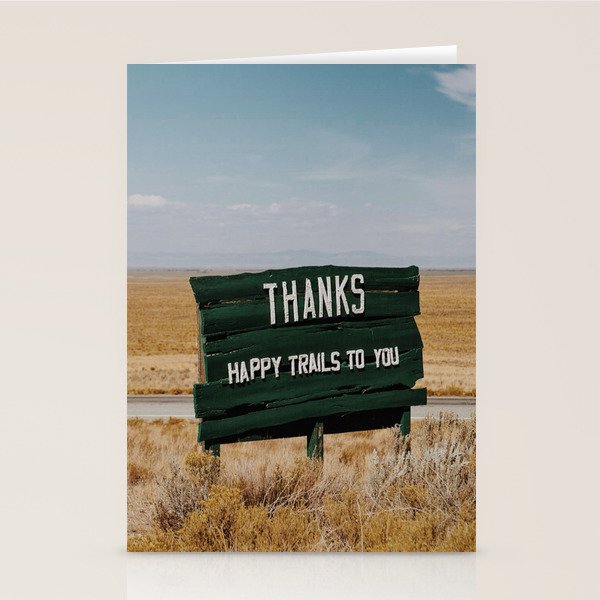 Happy Trails to You Stationery Card Gallery Image 2