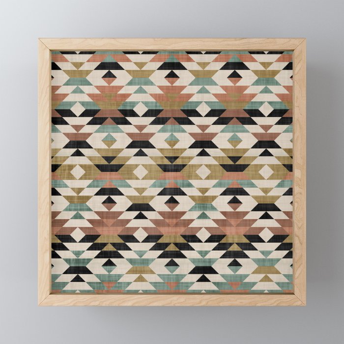 Southwestern Pattern, Boho Prints Mini Art Print Gallery Image 1