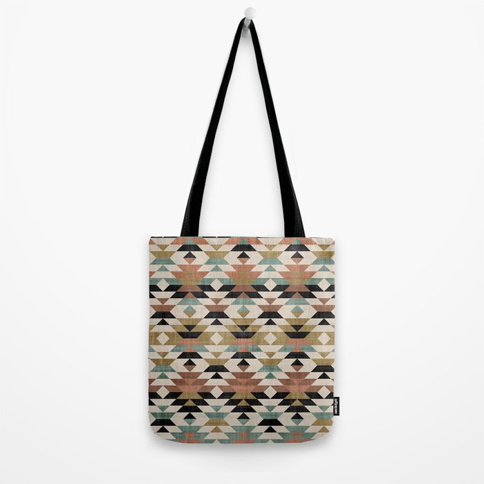 Southwestern Pattern, Boho Prints Tote Bag Gallery Image 2