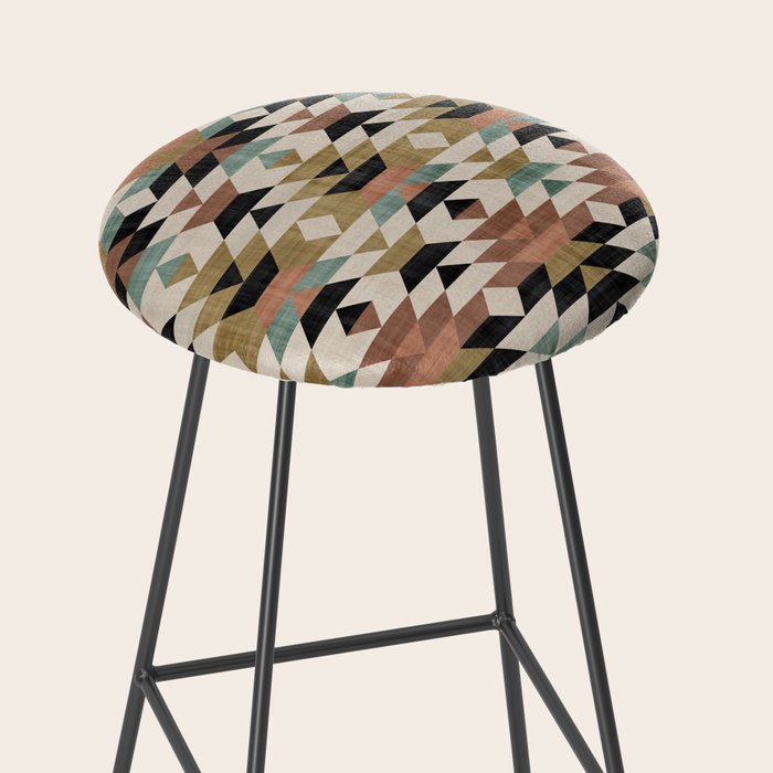 Southwestern Pattern, Boho Prints Stool Gallery Image 2