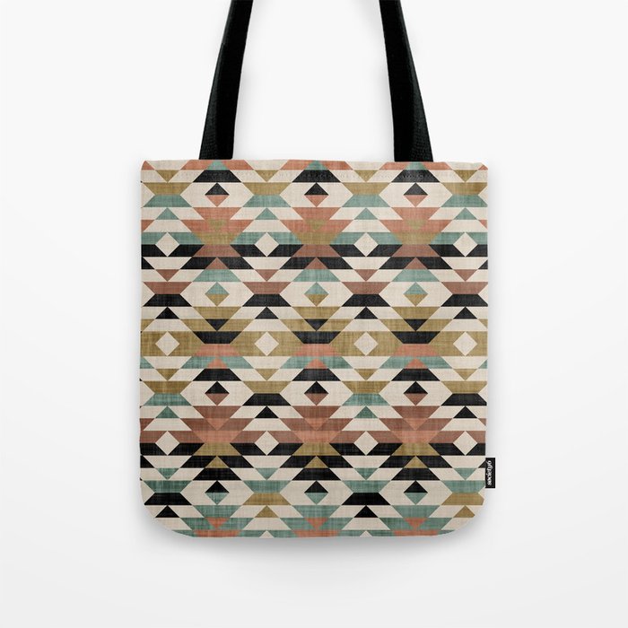 Southwestern Pattern, Boho Prints Tote Bag Gallery Image 1