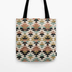 Southwestern Pattern, Boho Prints Tote Bag Gallery Image 1