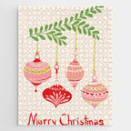Cheerful little Christmas baubles Jigsaw Puzzle Gallery Image 1