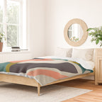 mid century bauhaus geometry abstract 2020 2 Duvet Cover Gallery Image 2