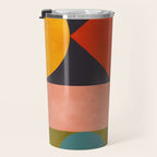 mid century bauhaus geometry abstract 2020 2 Travel Mug Gallery Image 3