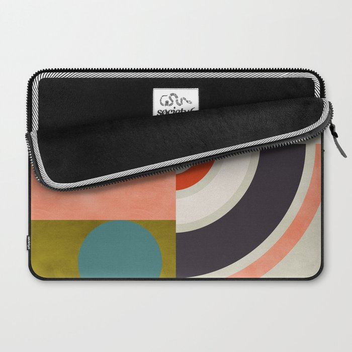 mid century bauhaus geometry abstract 2020 2 Laptop Sleeve Gallery Image 2