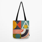 mid century bauhaus geometry abstract 2020 2 Tote Bag Gallery Image 2