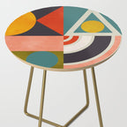mid century bauhaus geometry abstract 2020 2 Side Table Gallery Image 2