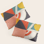 mid century bauhaus geometry abstract 2020 2 Pillow Sham Gallery Image 3