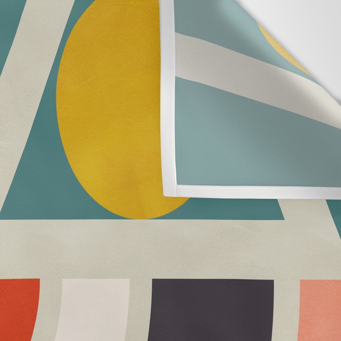 mid century bauhaus geometry abstract 2020 2 Wall Tapestry Gallery Image 3