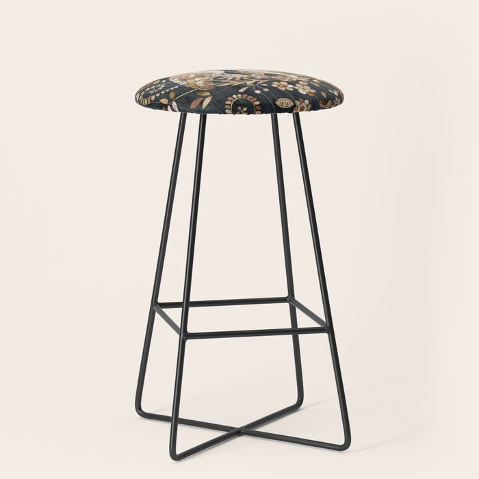 Wooden Wonderland Barn Owl Collage Stool Gallery Image 1