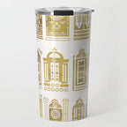 Moroccan Doors - Gold Palette Travel Mug Gallery Image 1