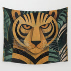 Zireth Tiger Wall Tapestry Gallery Image 4