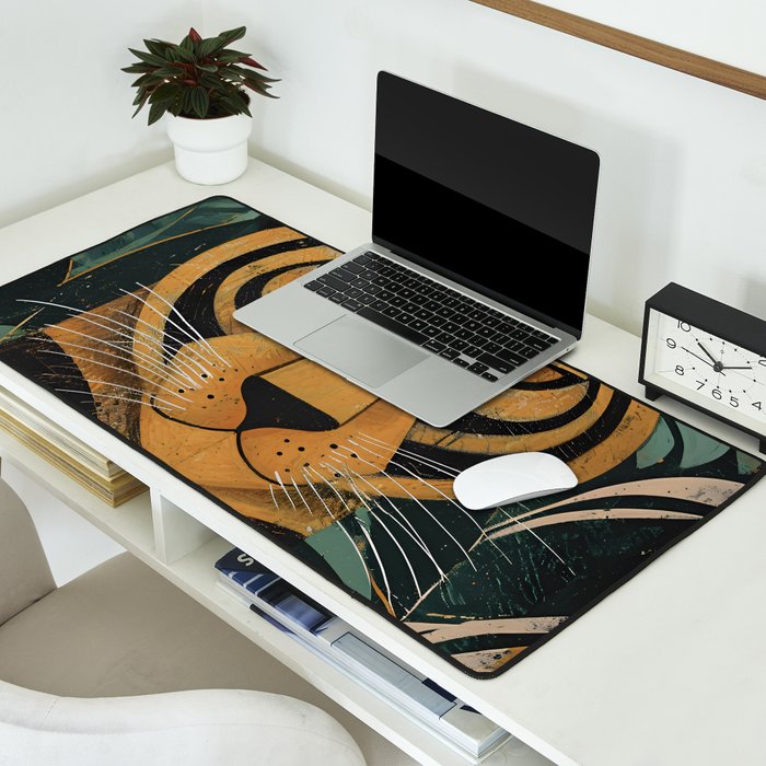 Zireth Tiger Desk Mat Gallery Image 2
