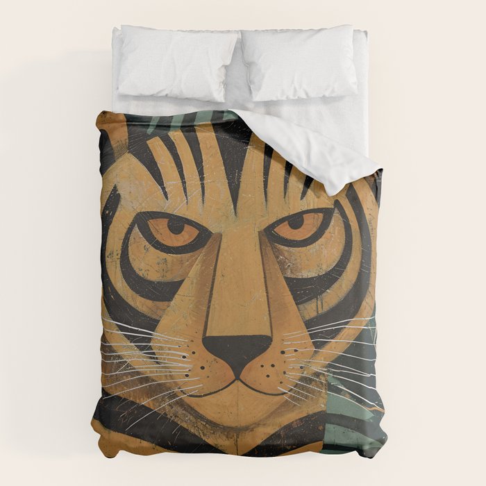 Zireth Tiger Duvet Cover Gallery Image 6