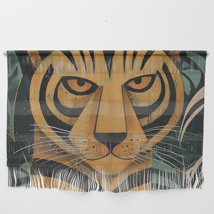 Zireth Tiger Wall Hanging Gallery Image 1